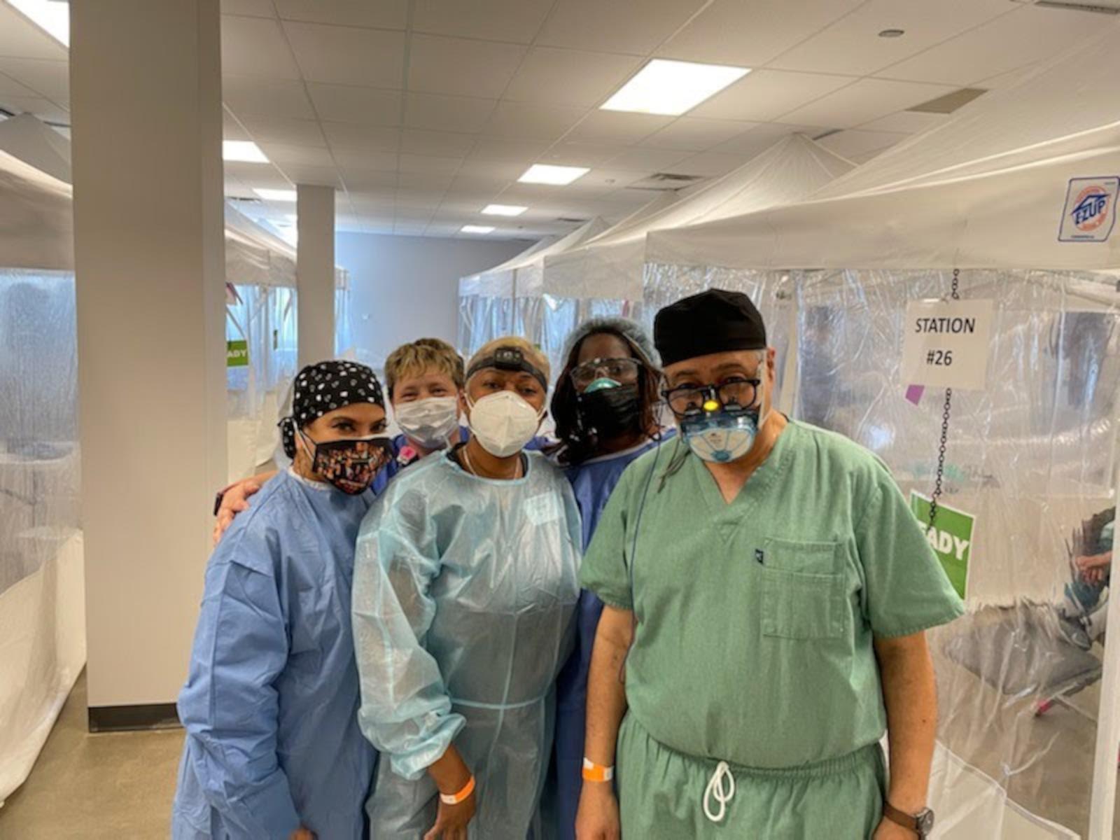 College of Dentistry Students Serve Patients with Dire Needs Through